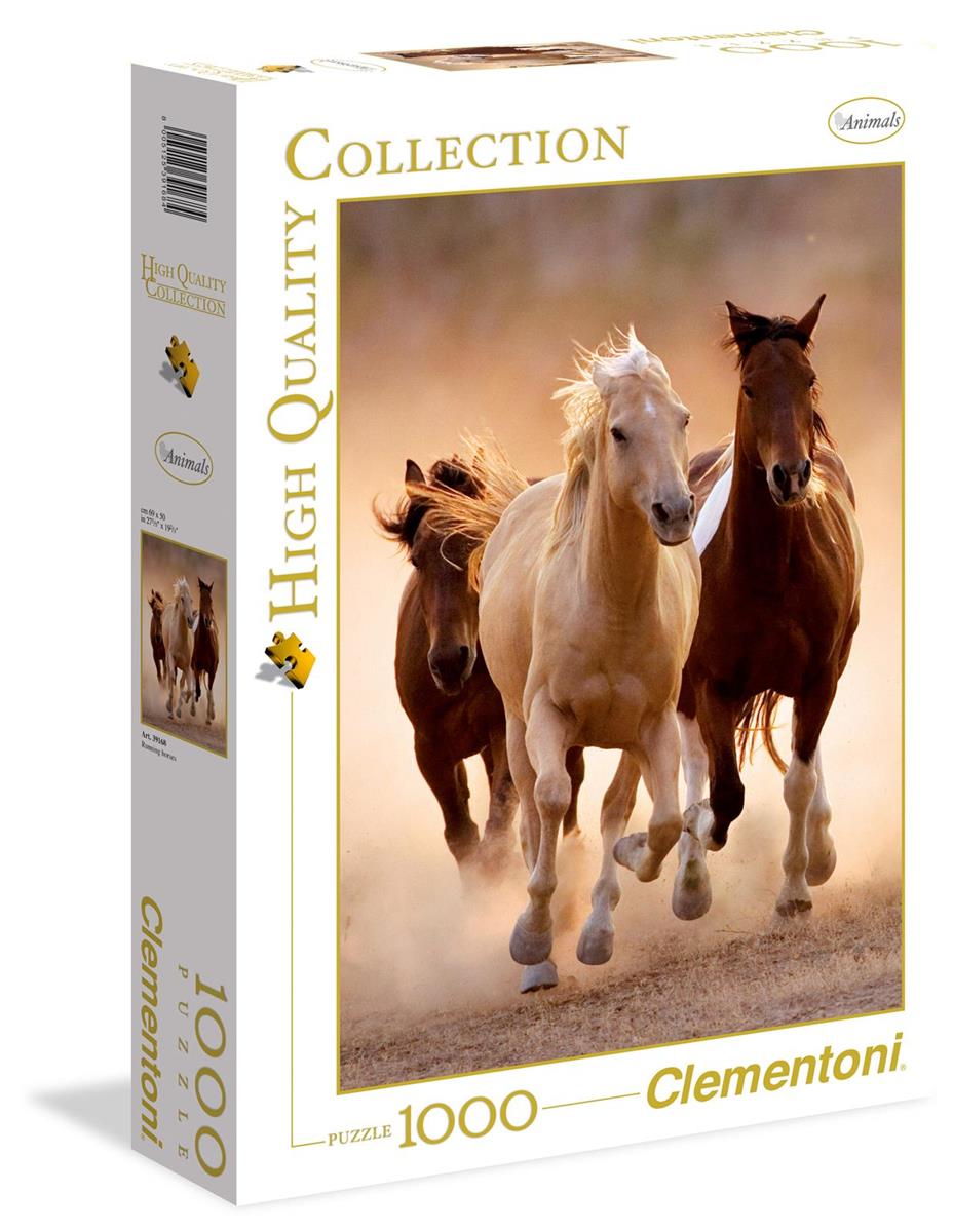 Clementoni High Quality Collection Running Horses 1000 Bitars Pussel