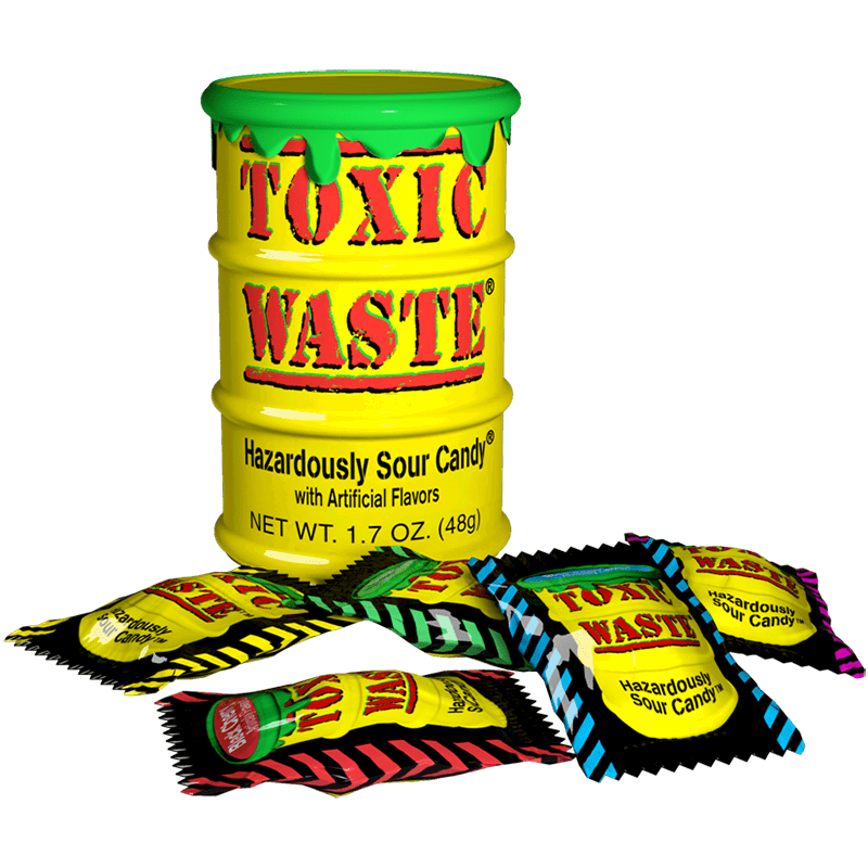 Toxic Waste Hazardously Sour Candy 42 g