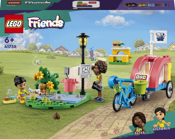 LEGO Friends Hundräddningscykel 41738