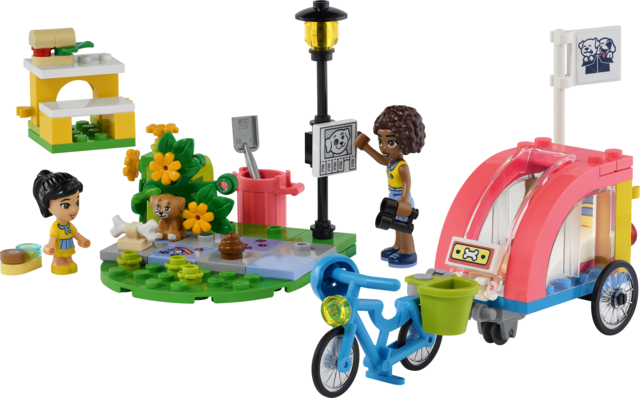 LEGO Friends Hundräddningscykel 41738