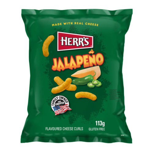 Herr's Jalapeno Cheese Curls 113 g