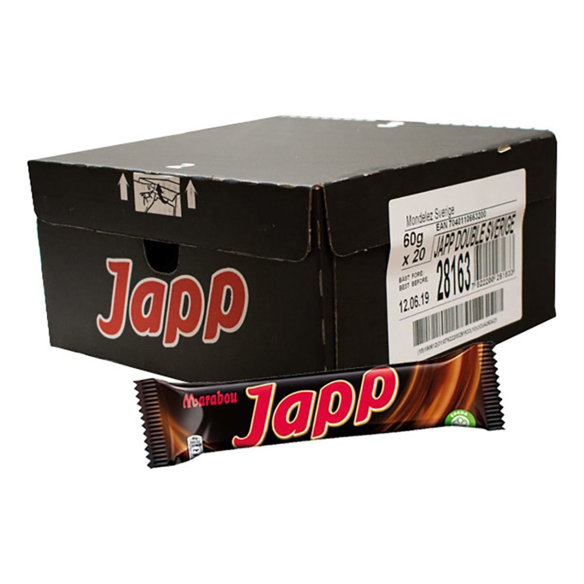 Marabou Japp Dubbel 60 g 20-Pack