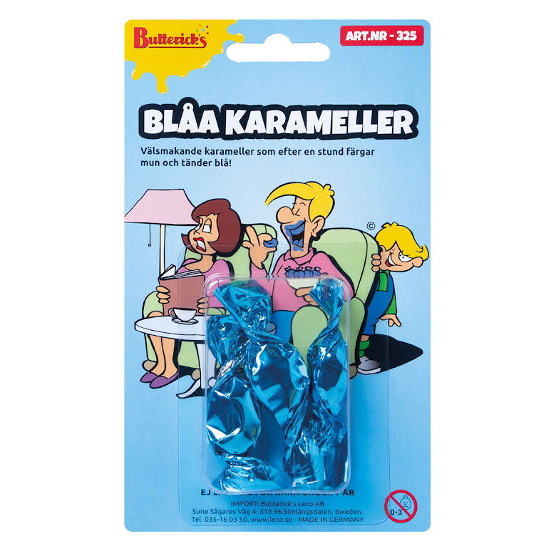 Blå Karameller