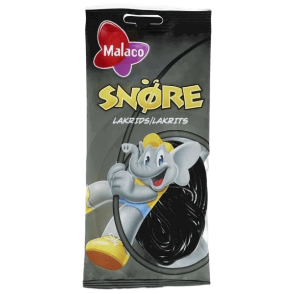 Malaco Snöre Lakrits 94 g