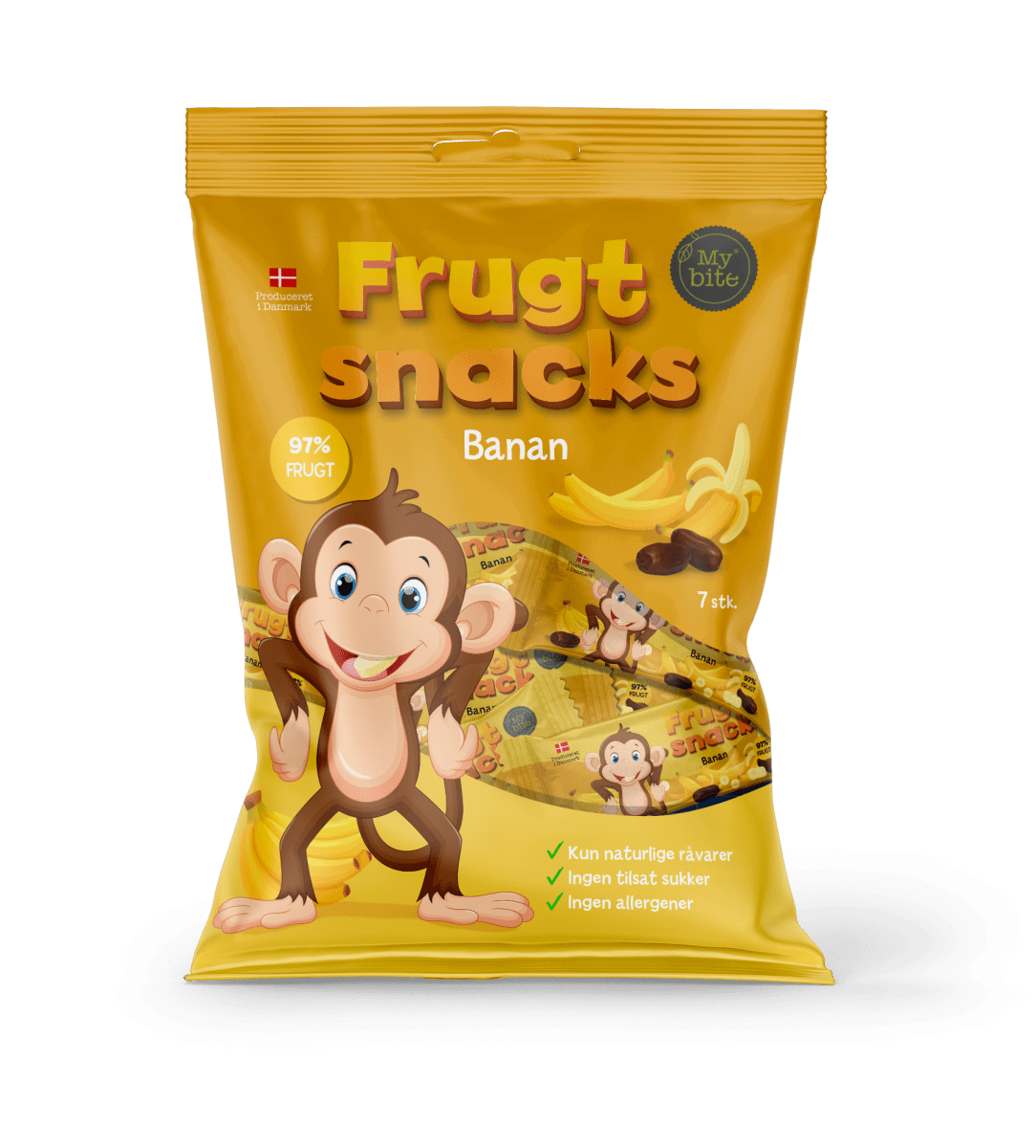 Frukt Snacks Mybite Banan 100 g