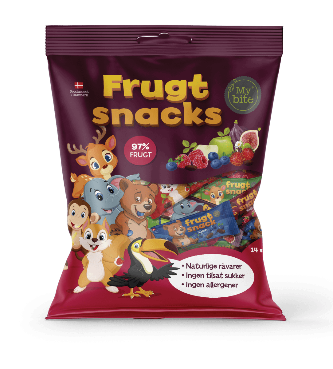 Frukt Snacks Mybite Mixpåse 200 g