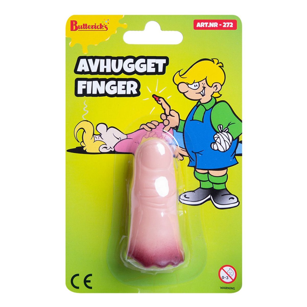 Avhugget Finger Skämtleksak