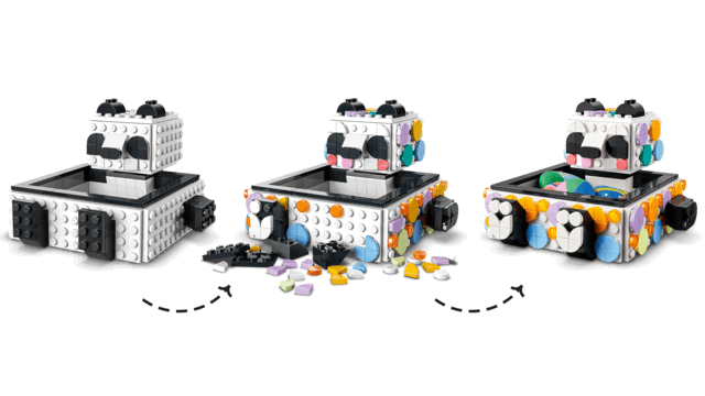 LEGO Dots Söt Pandabricka 41959