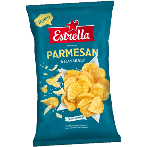 Estrella Parmesan & Havssalt 175 g