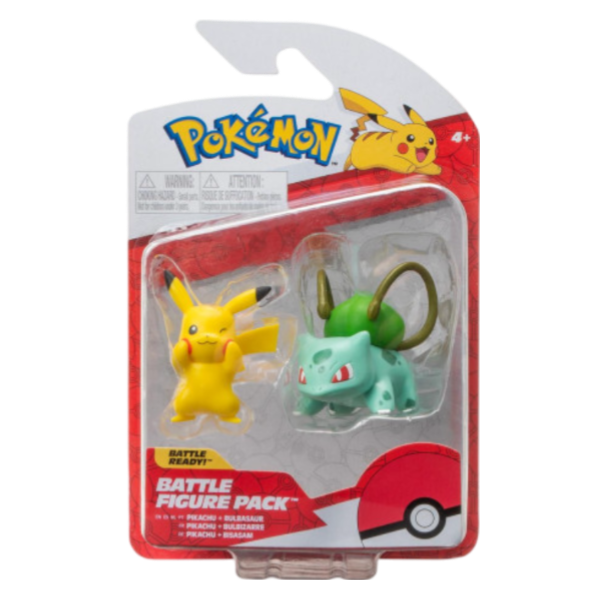 Pokémon Battle Figure Pack Pikachu & Bulbasaur