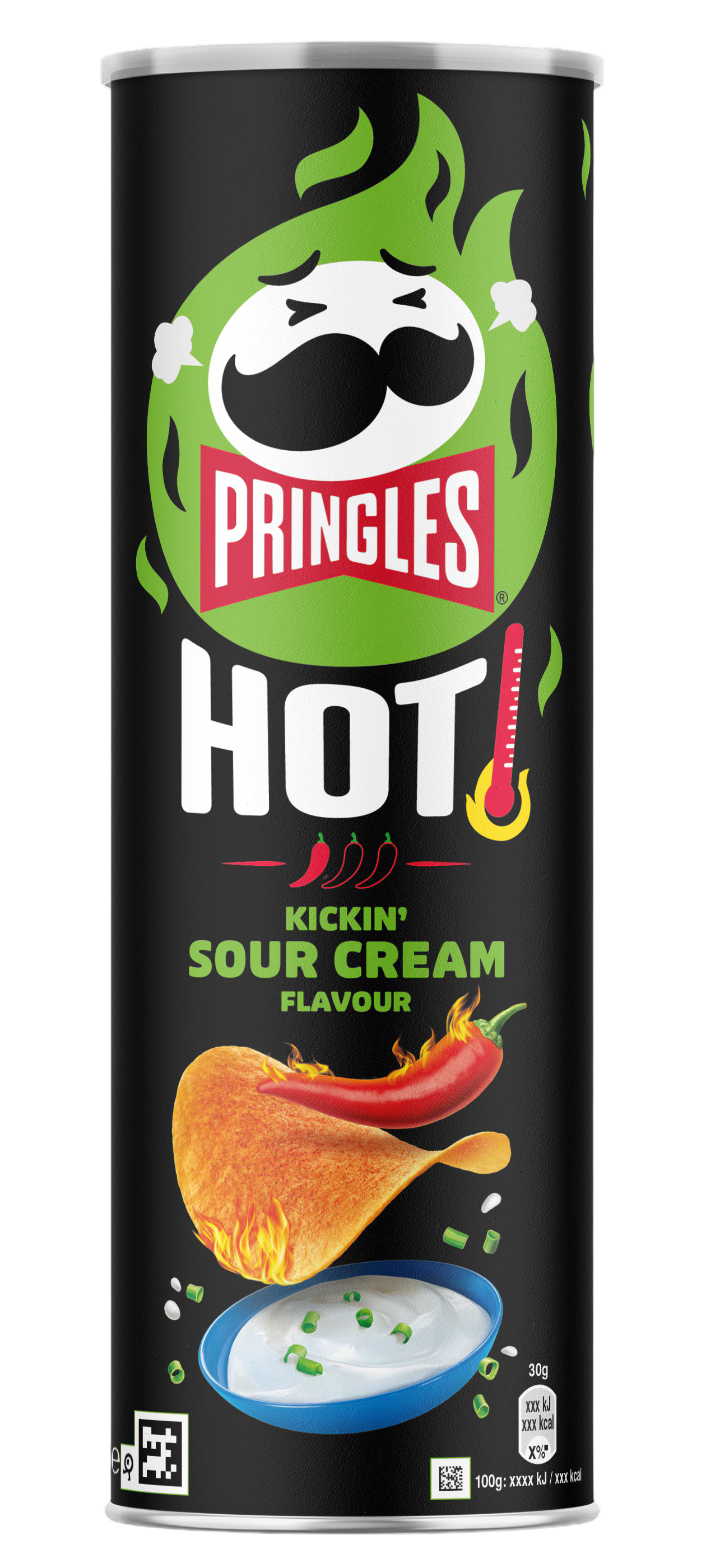 Pringles Hot Kickin' Sour Cream 160 g