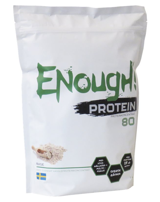 Enough Proteinkoncentrat Base 80 Naturell 1 kg