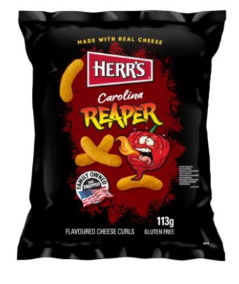 Herr's Carolina Reaper Cheese Curls 113 g