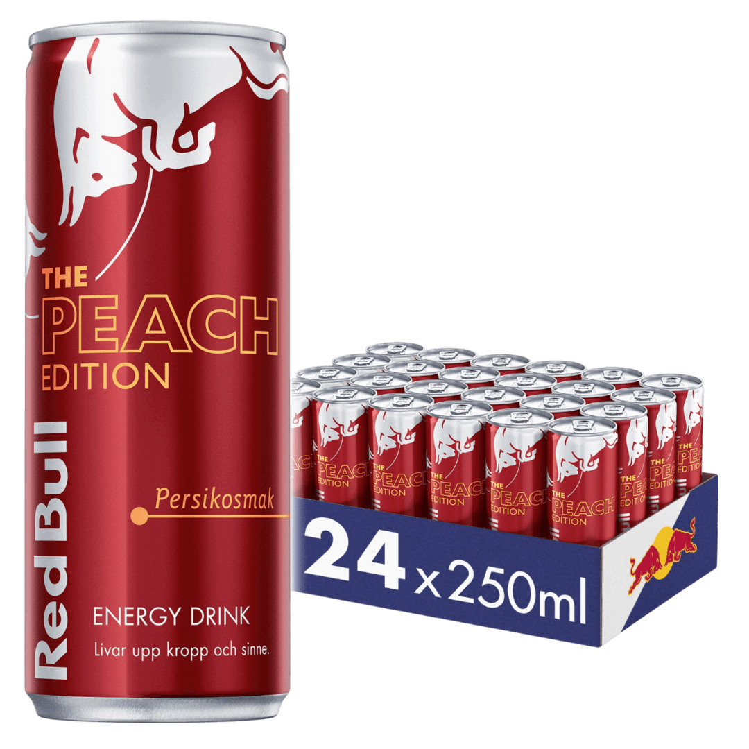 Red Bull Peach Edition 250 ml 24-Pack