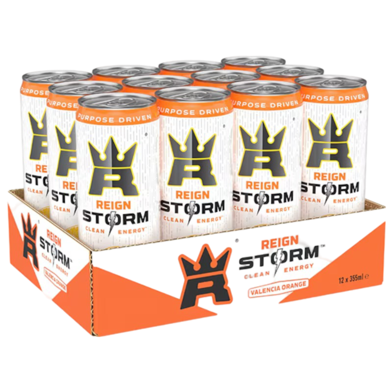 Reign Storm Valencia Orange 355 ml 12-pack