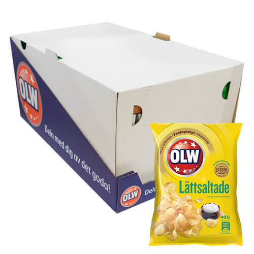 OLW Lättsaltade 40 g 20-Pack