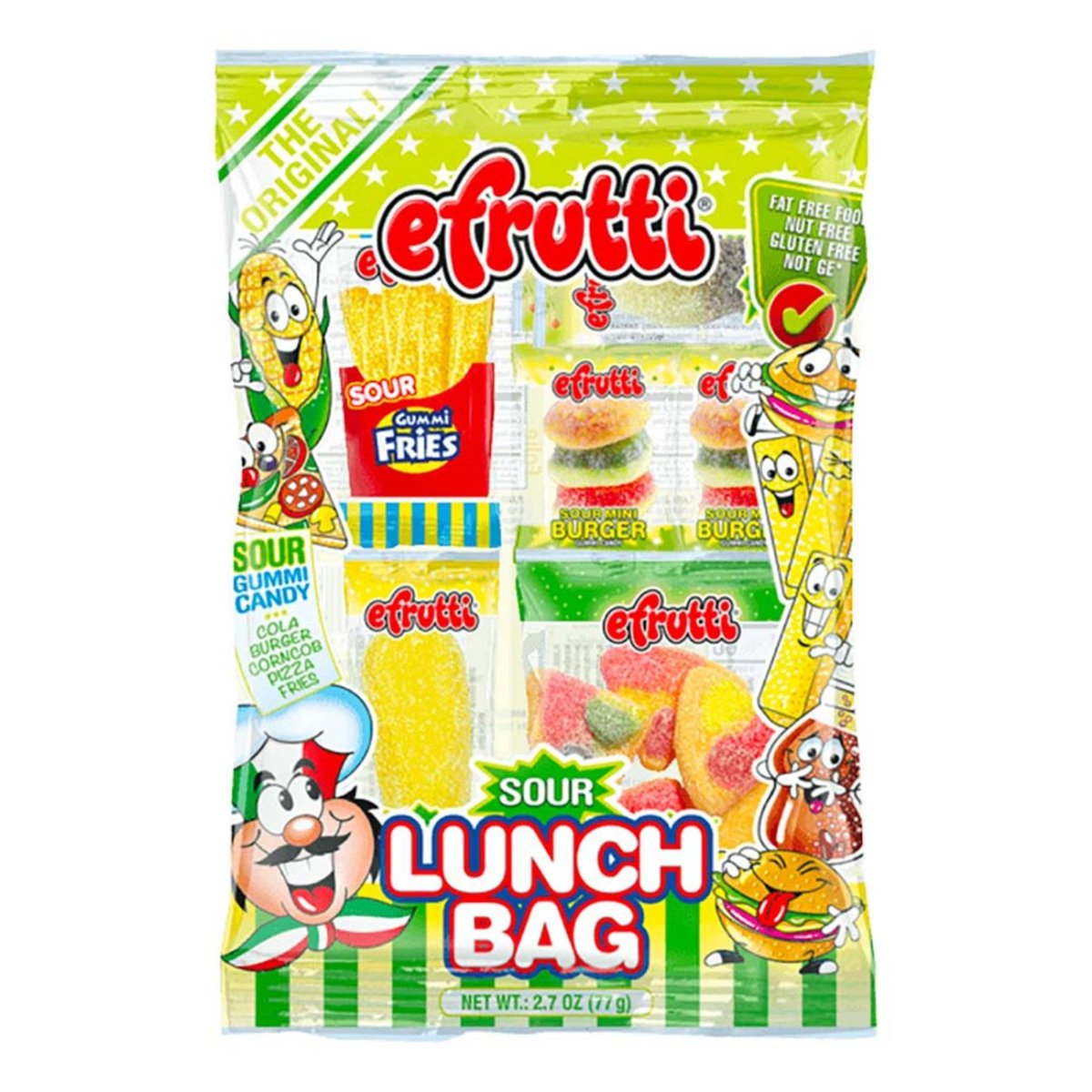 Efrutti Sour Lunch Bag 77 g