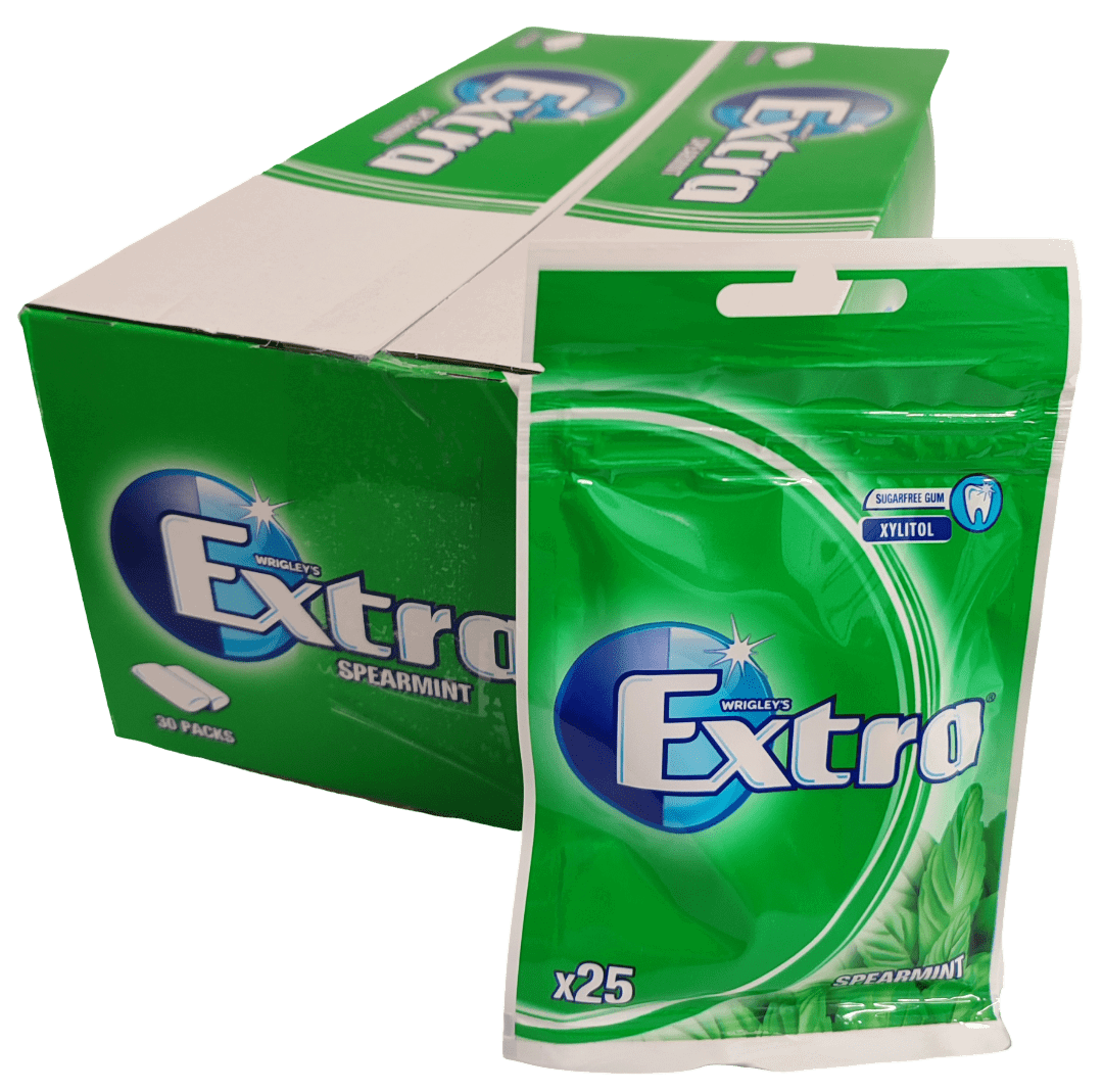 Extra Spearmint Tuggummipåse 35g 30-Pack