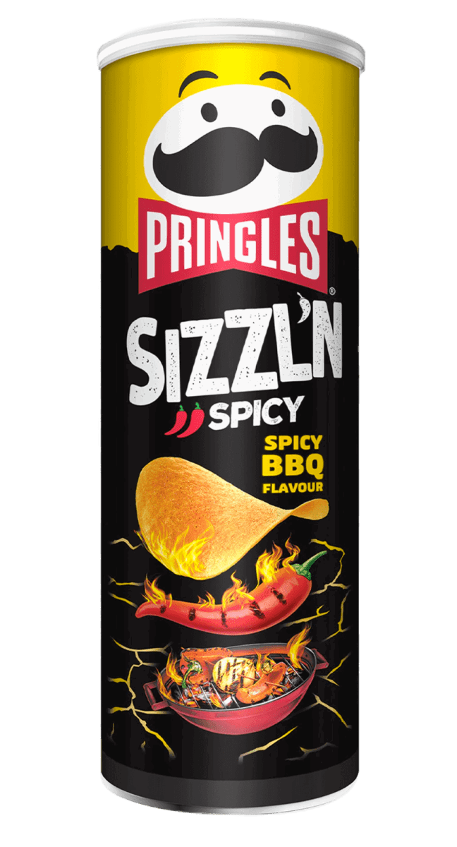 Pringles Sizzl'N Spicy BBQ 180 g