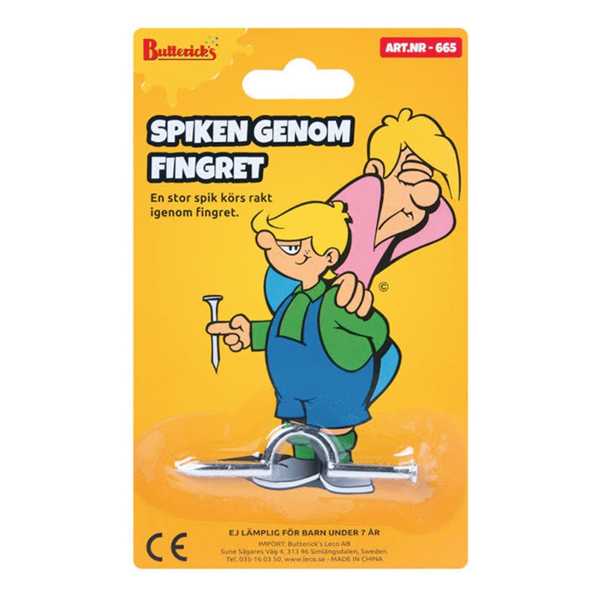 Spiken Genom Fingret