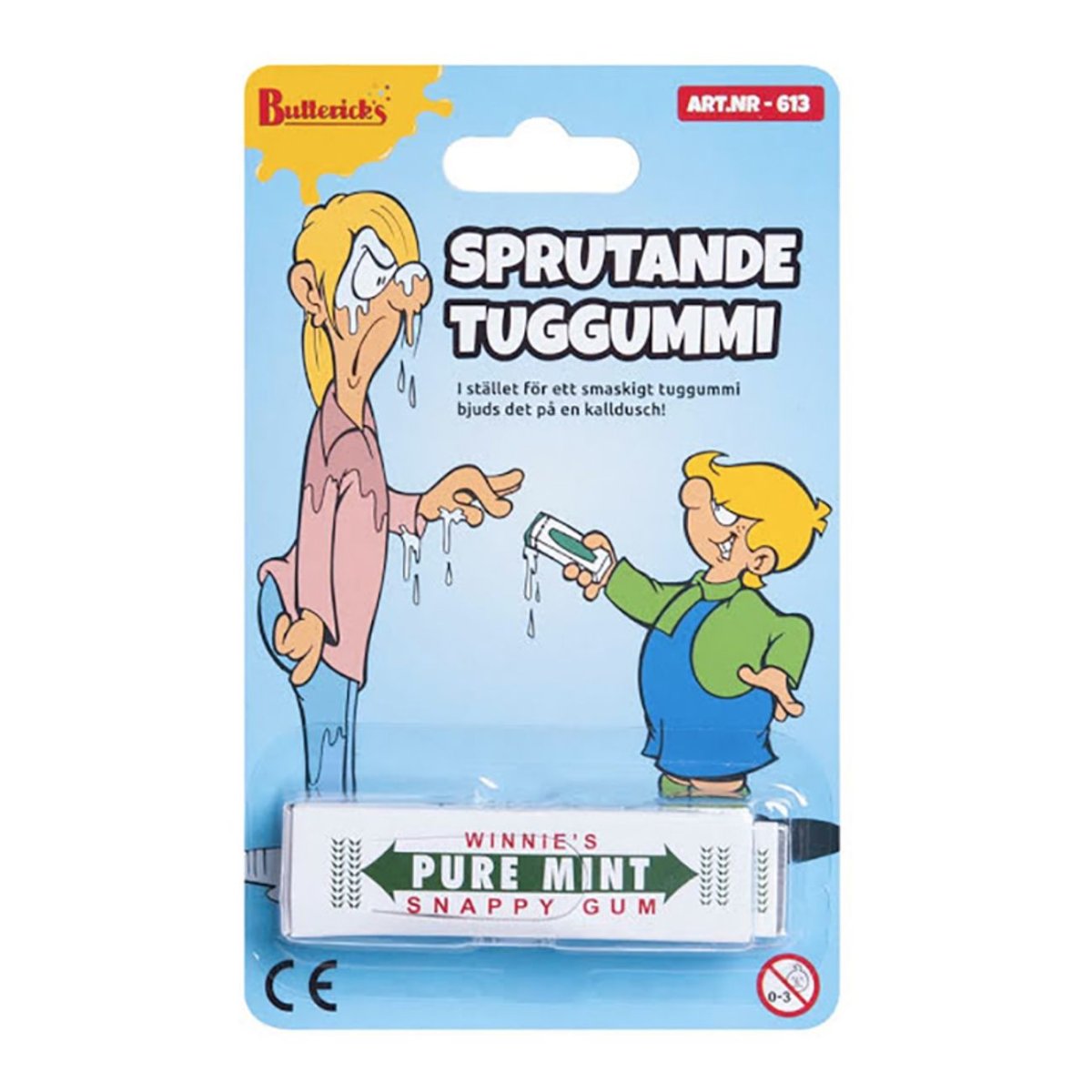 Sprutande Tuggummi