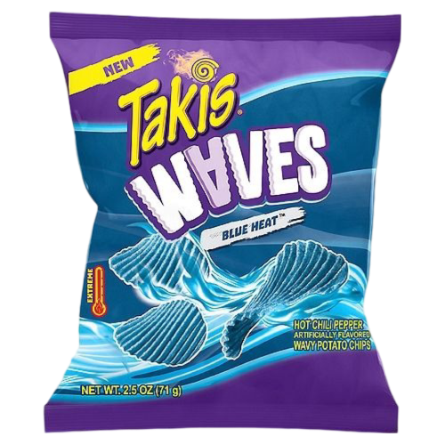 Takis Blue Heat Waves 71 g (Bäst Före Passerat)