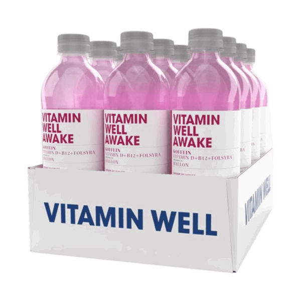 Vitamin Well Awake 500 ml 12-Pack