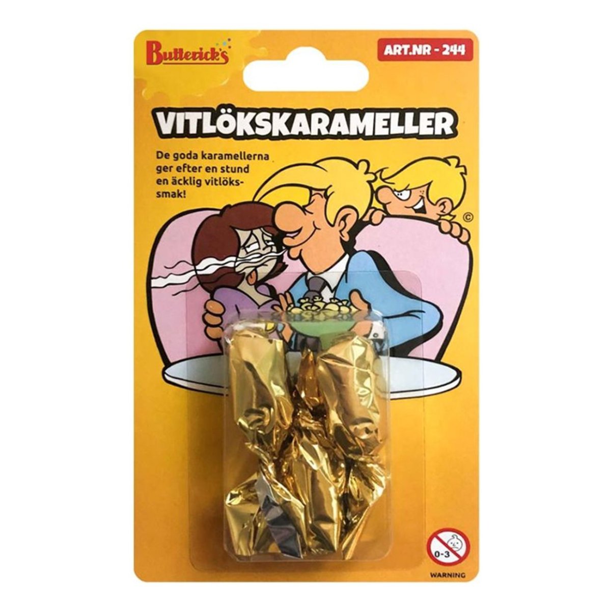 Vitlökskarameller