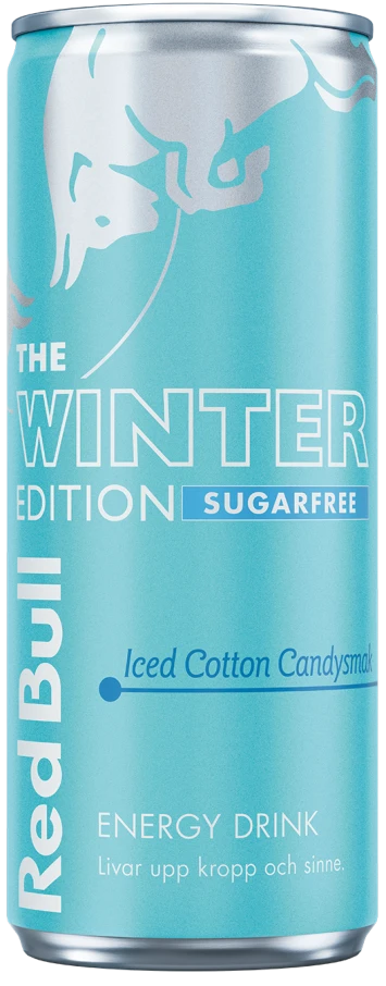 Red Bull The Winter Edition Iced Cotton Candysmak Sugarfree 250 ml