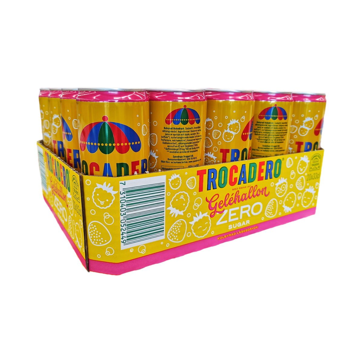 Trocadero Gelehallon Zero 20 x 330 ml