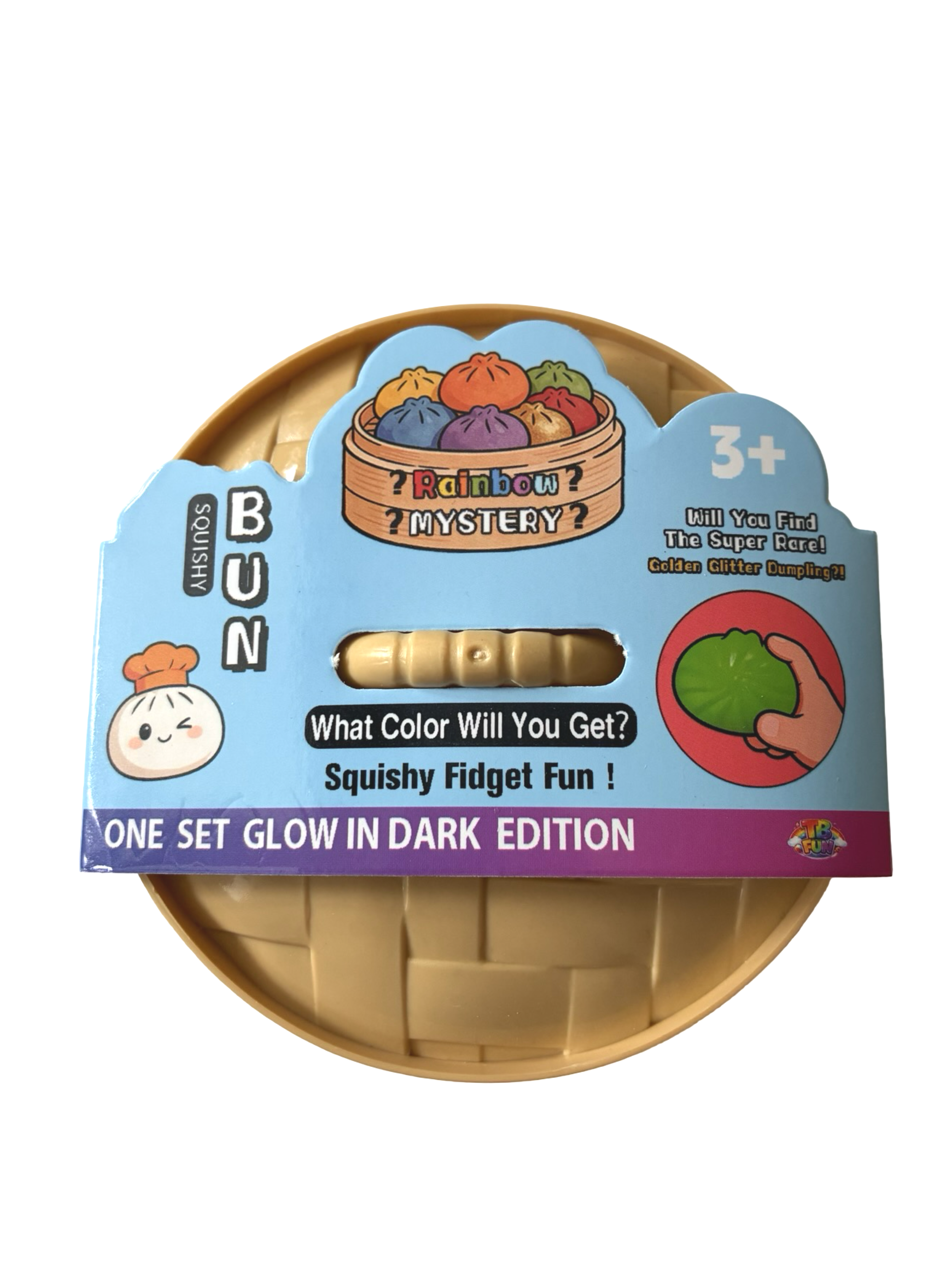 Mystery Squishy Dumpling - One Set Glow In Dark Edition