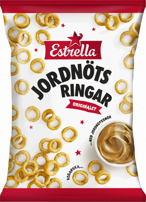 Estrella Jordnötsringar 175 g