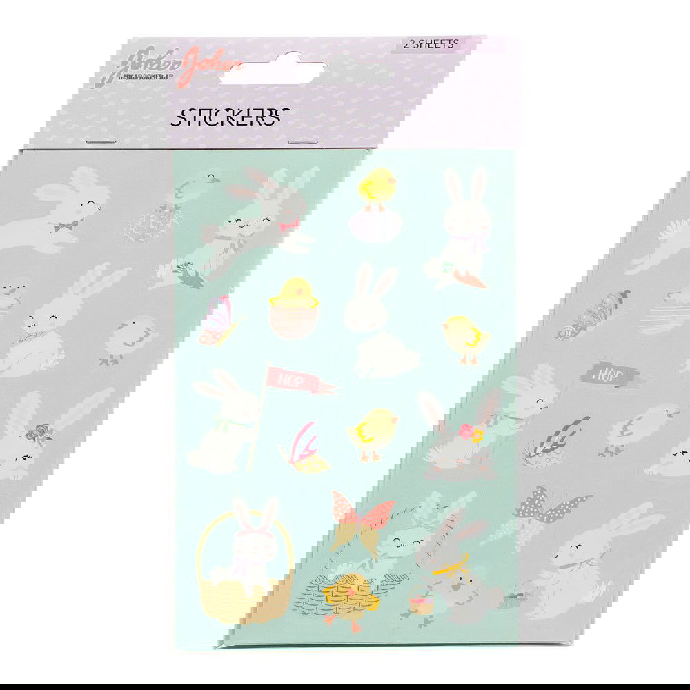 Klistermärken Gulliga Påskkaniner