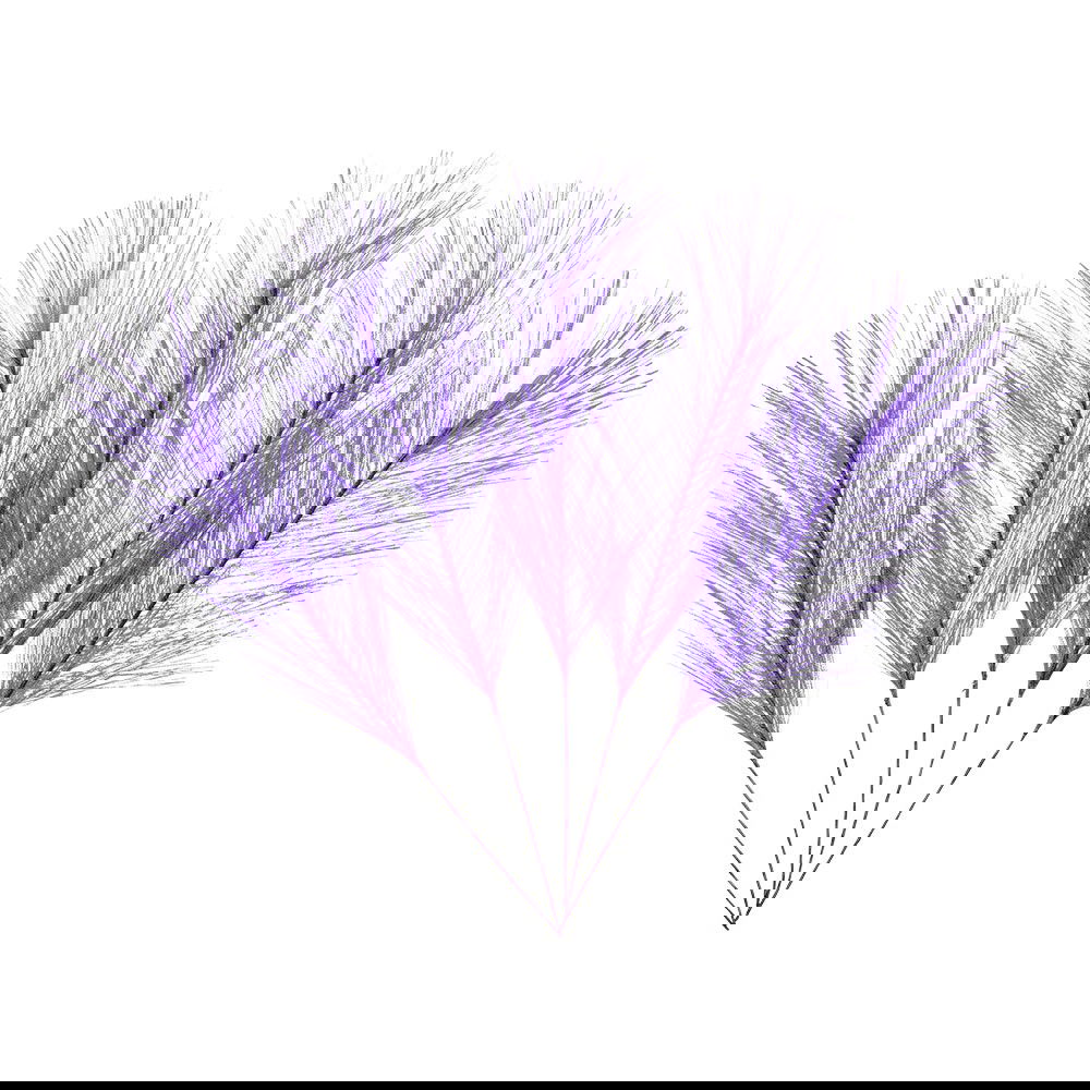 Syntetiska Fjädrar 5-Pack Lila