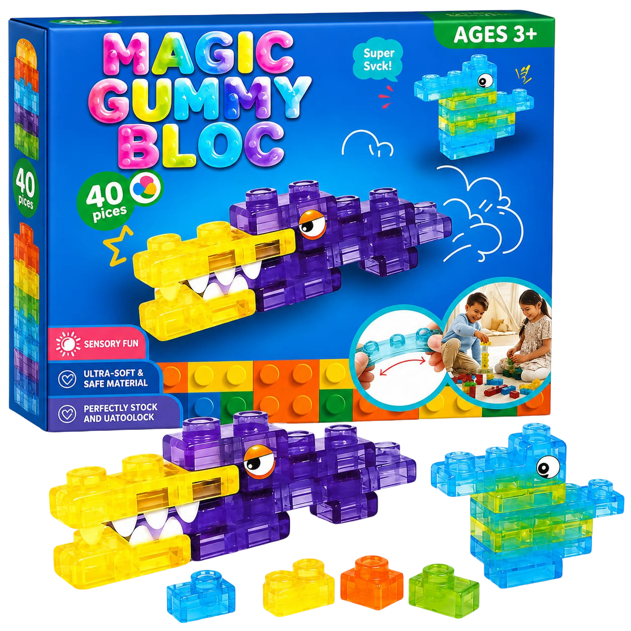 Magic Gummy Block