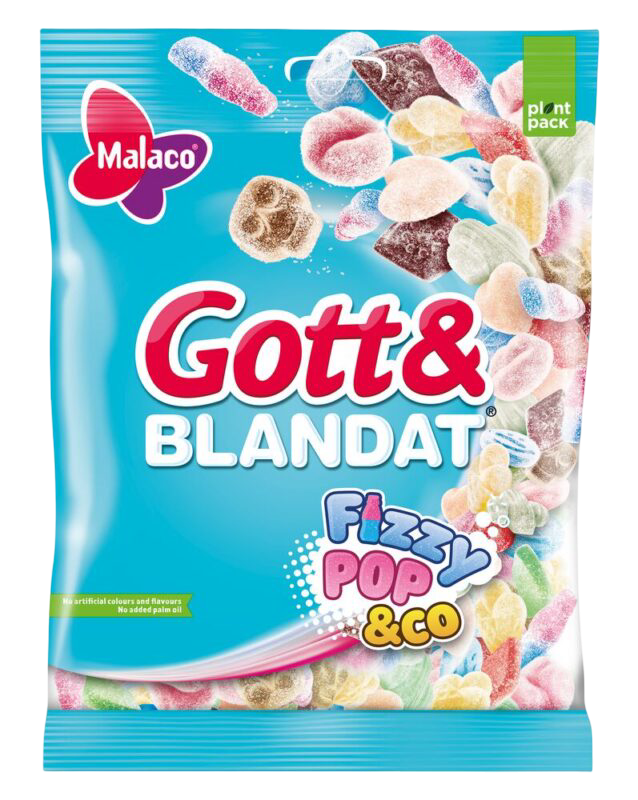 Malaco Gott & Blandat Fizzy Pop 480 g