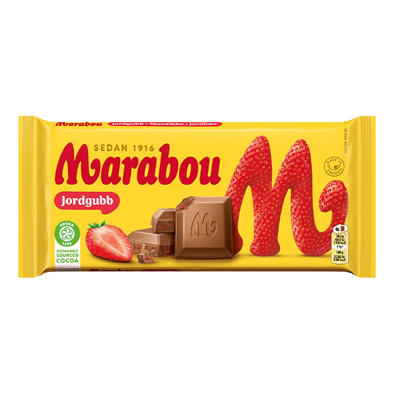 Marabou Jordgubb 160 g