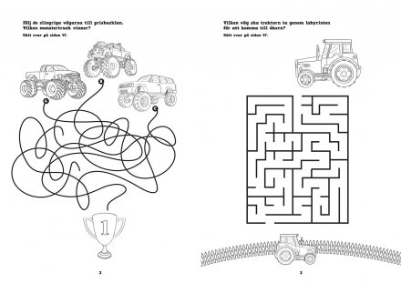 Bilar och Maskiner Pysselbok