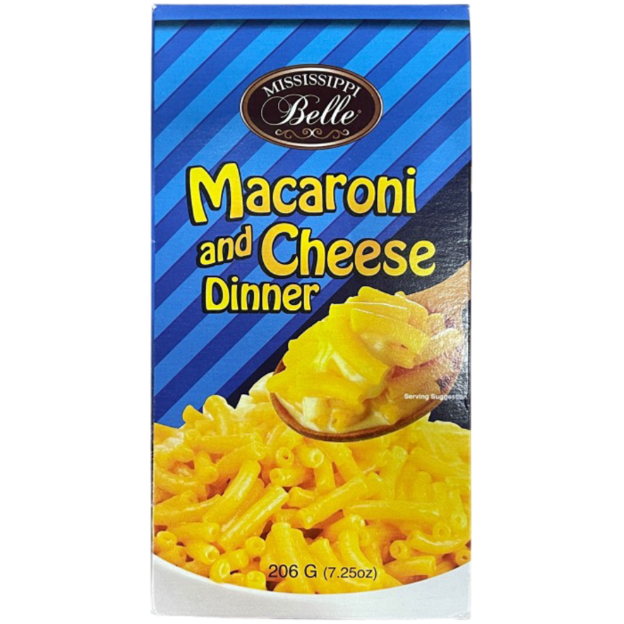 Mississippi Belle Macaroni and Cheese Dinner 206g