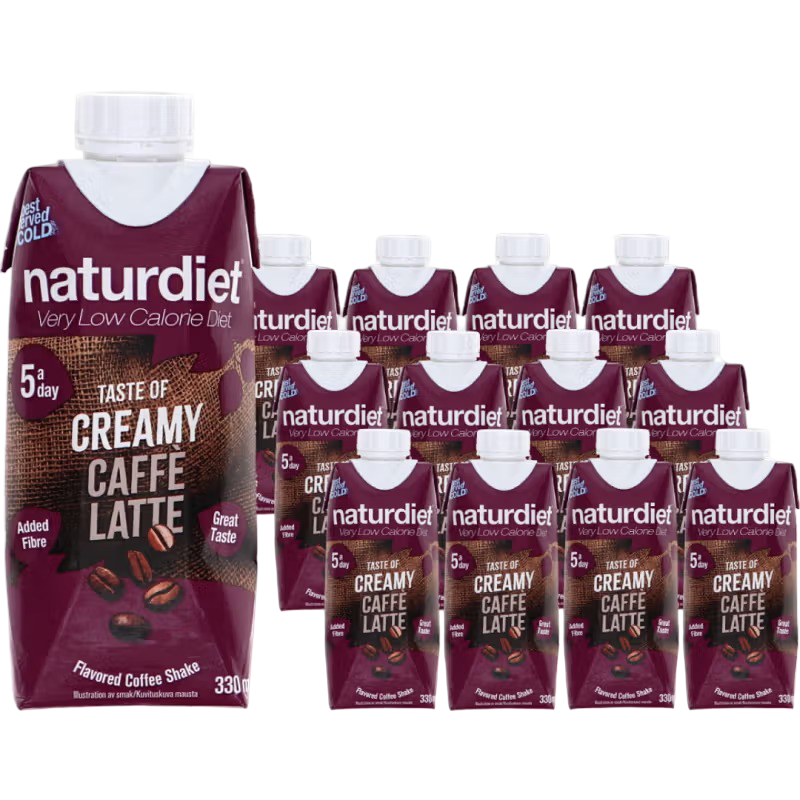 naturdiet Creamy Caffe Latte 12 x 330 ml
