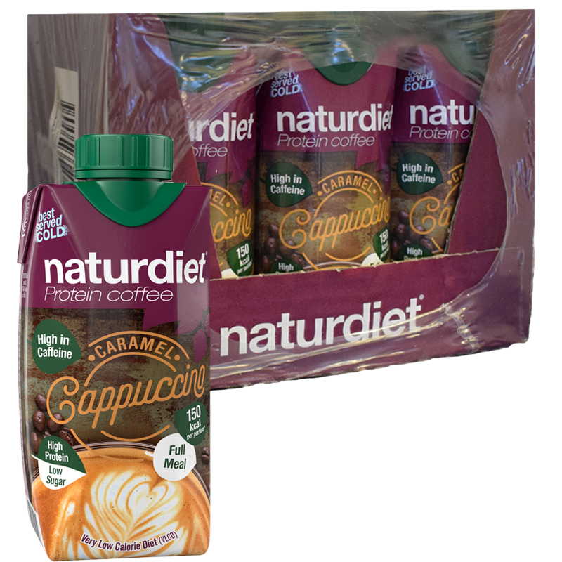 Naturdiet Caramel Cappuccino 12 x 330 ml