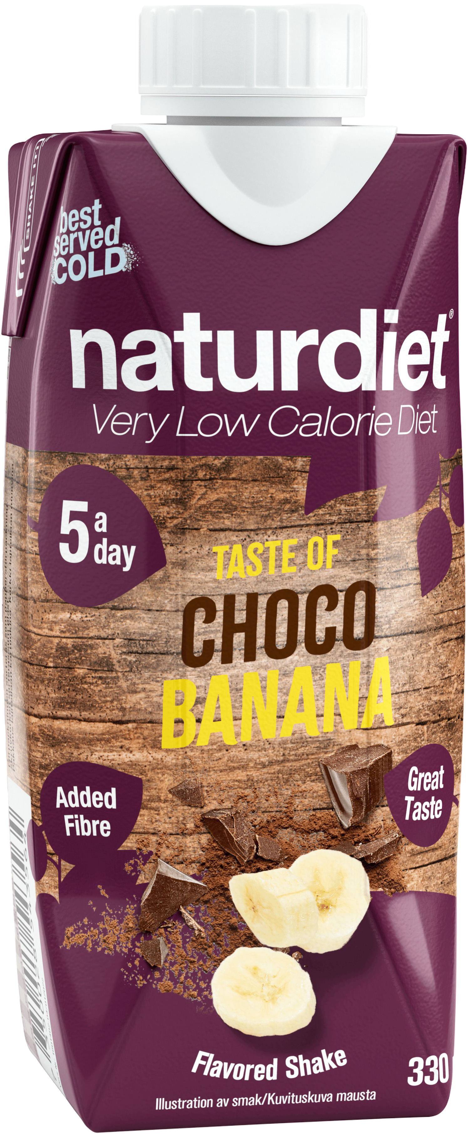 Naturdiet Choco Banana 12 x 330 ml