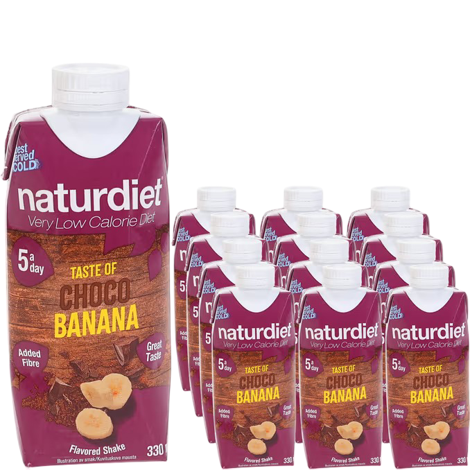 Naturdiet Choco Banana 12 x 330 ml
