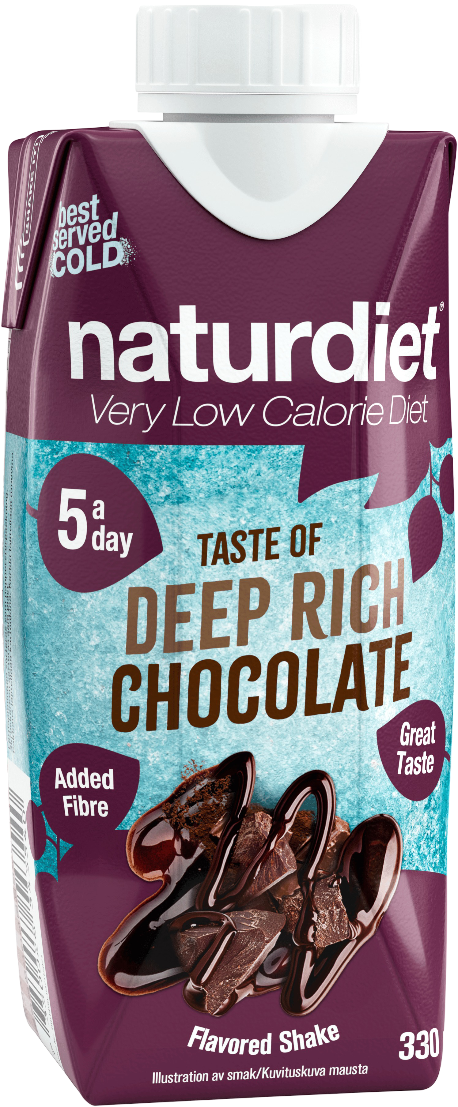 Naturdiet Deep Rich Chocolate 12 x 330 ml
