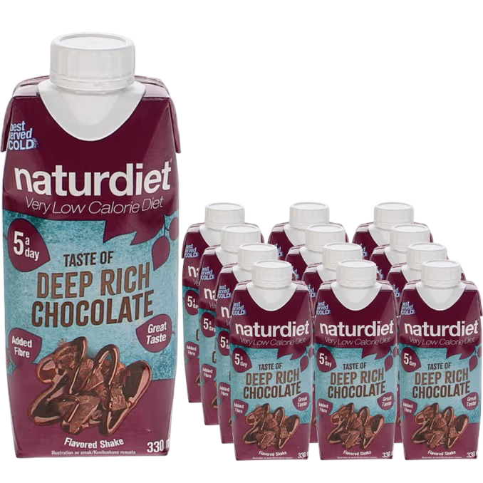 Naturdiet Deep Rich Chocolate 12 x 330 ml