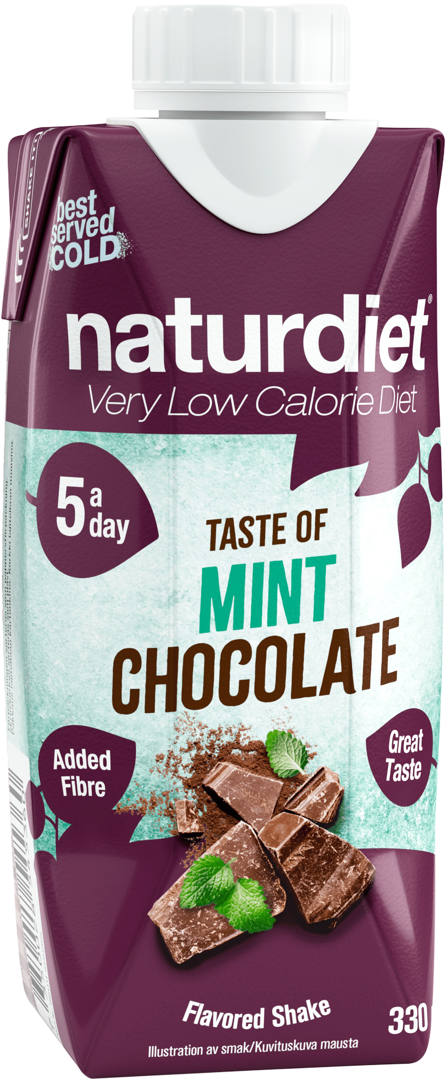 Naturdiet Mint Chocolate 12 x 330 ml