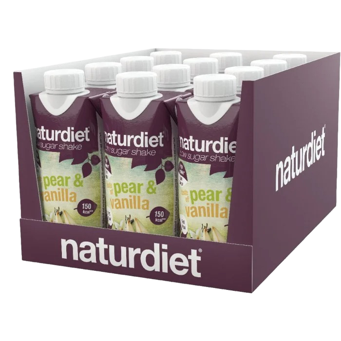 Naturdiet Pear & Vanilla 12 x 330 ml