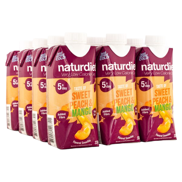 Naturdiet Sweet Peach & Mango 12 x 330 ml
