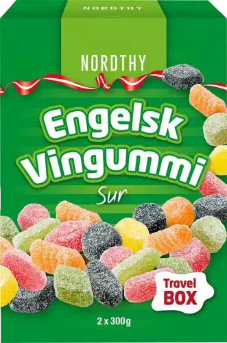 Nordthy English Winegum Sour 600 g
