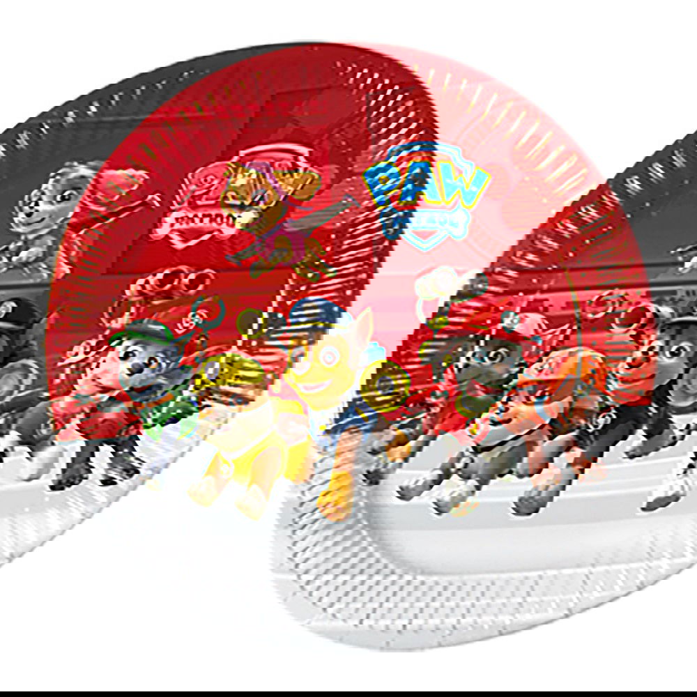 Papperstallrikar Paw Patrol 8-Pack 23 cm